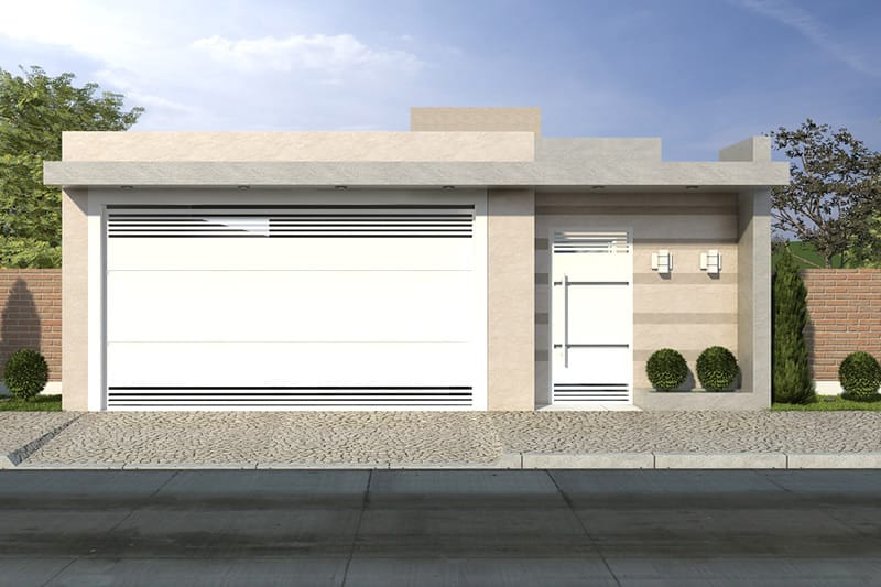 House plan with edicule