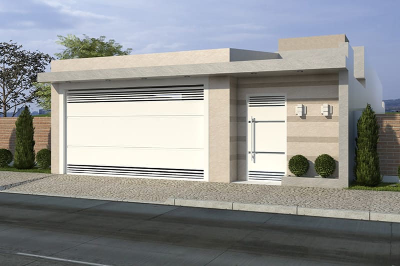 House plan with edicule