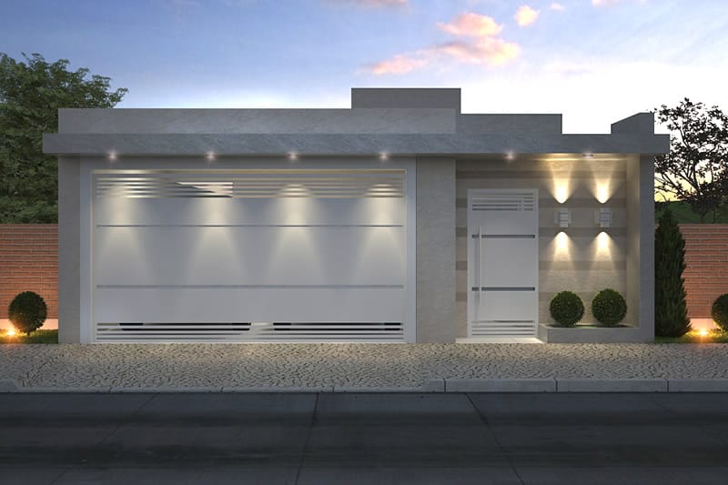 House plan with edicule