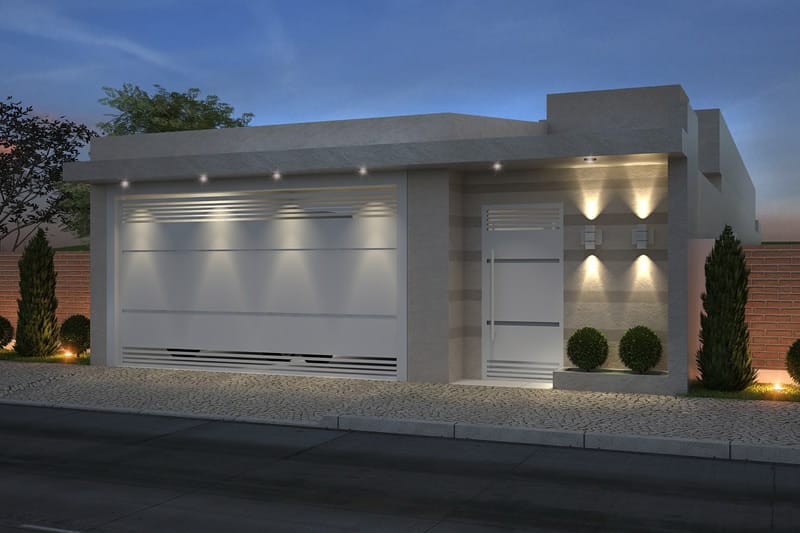 House plan with edicule