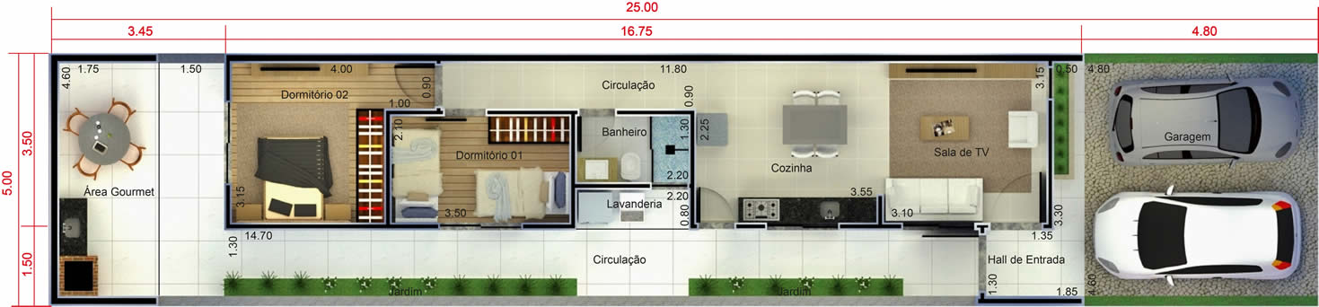 Plant my house my life 2 rooms5x25