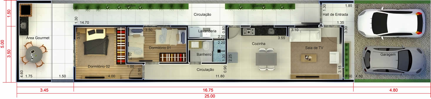 Plant my house my life 2 rooms5x25