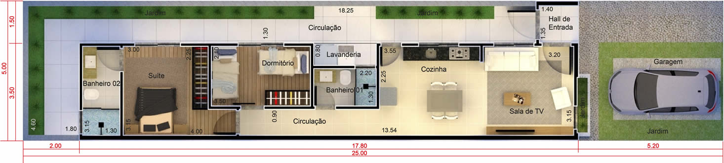 Plant my house, my life with a suite5x25