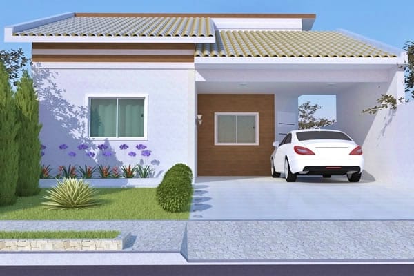 Contemporary floor plan