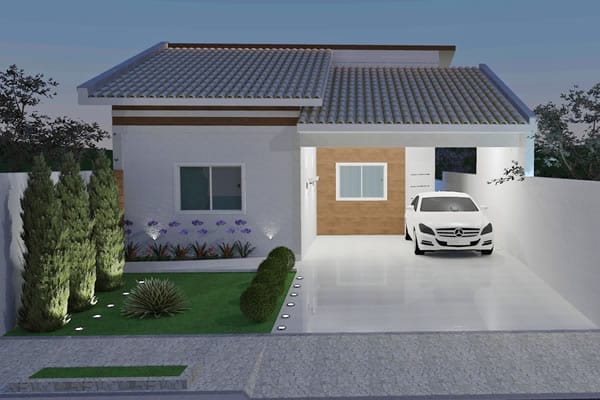 Contemporary floor plan