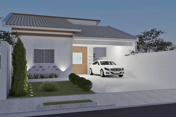 Contemporary floor plan