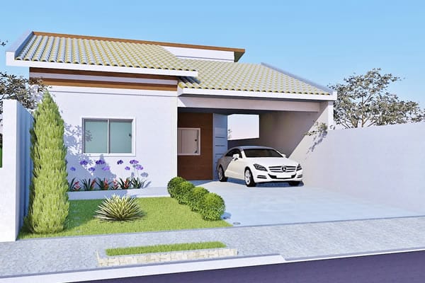 Contemporary floor plan
