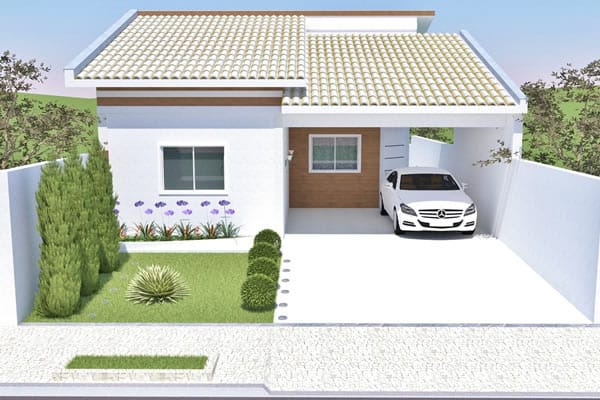 Contemporary floor plan