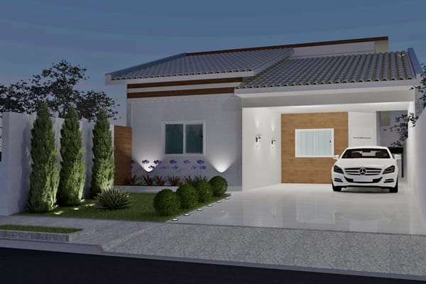 Contemporary floor plan