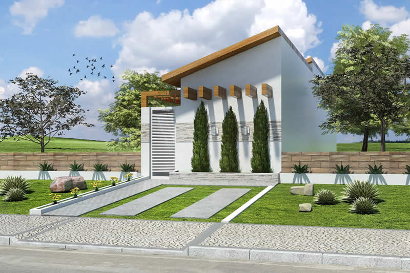 Plant my house my life with 2 rooms