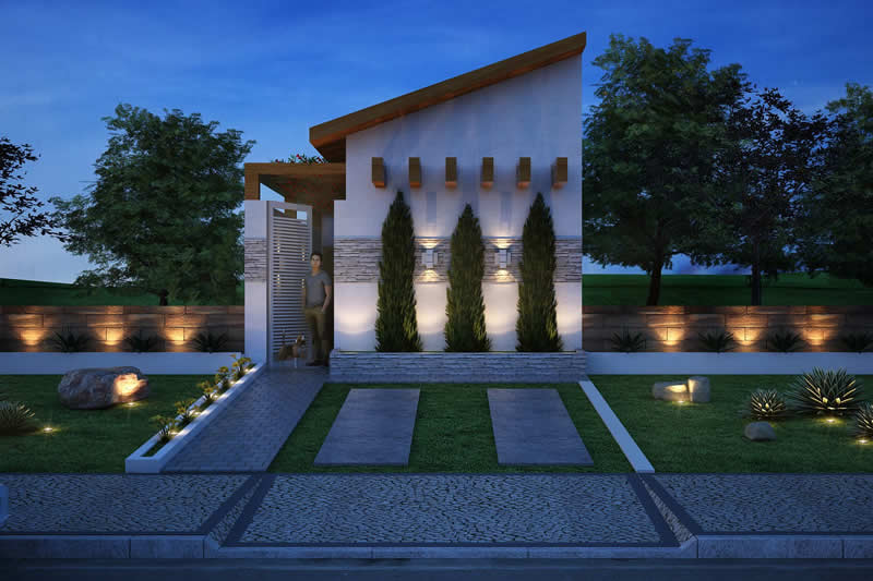 Plant my house my life with 2 rooms