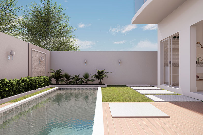 Neoclassical house plan