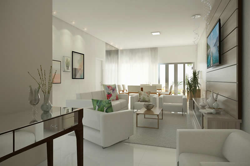 Modern 3 bedroom townhouse plan