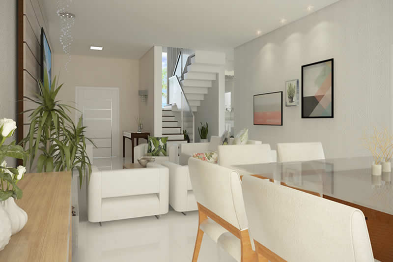 Modern 3 bedroom townhouse plan