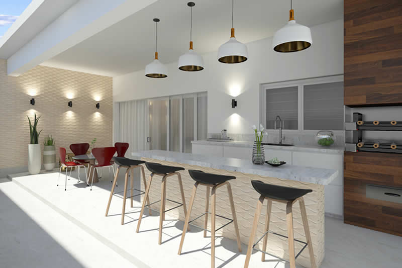 Modern 3 bedroom townhouse plan