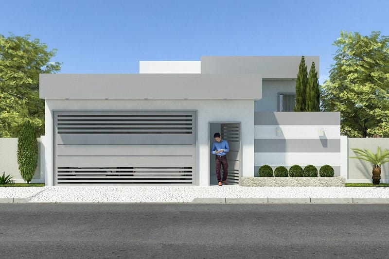 Modern ground floor house plan