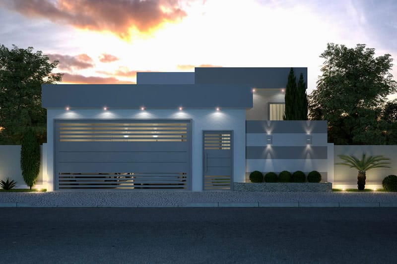 Modern ground floor house plan
