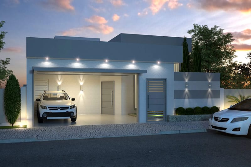 Modern ground floor house plan