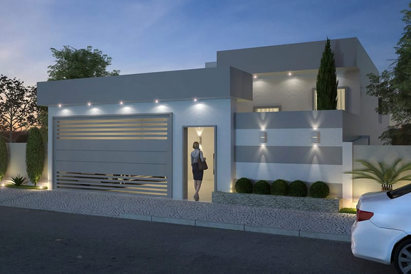 Modern ground floor house plan