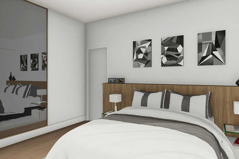 Floor plan for condominium