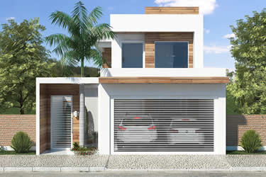 Floor plan with gourmet balcony