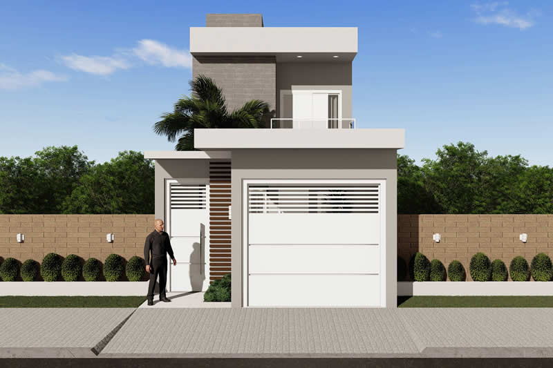 Floor plan with bedroom on the ground floor