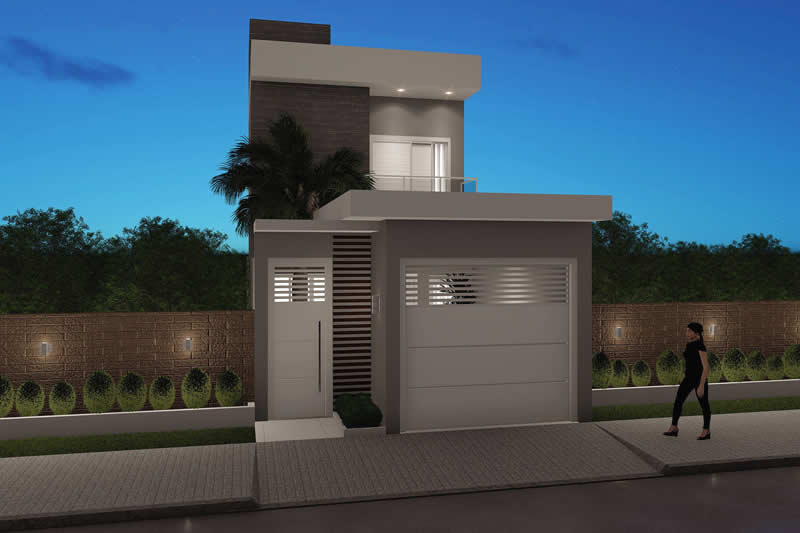 Floor plan with bedroom on the ground floor