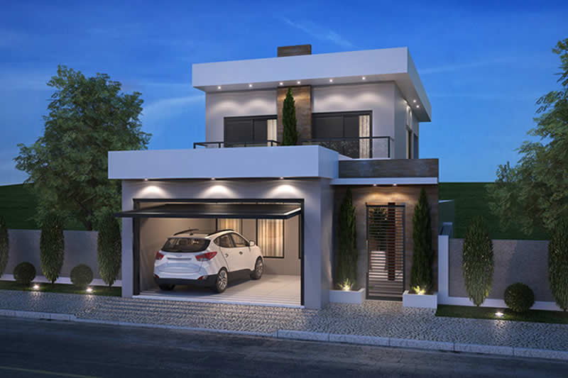 Floor plan with 2 bedrooms and 1 suite