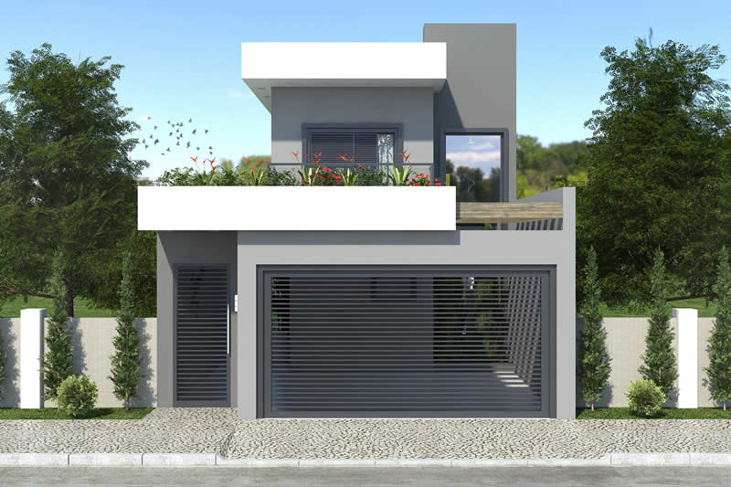 Floor plan for land of 7x20