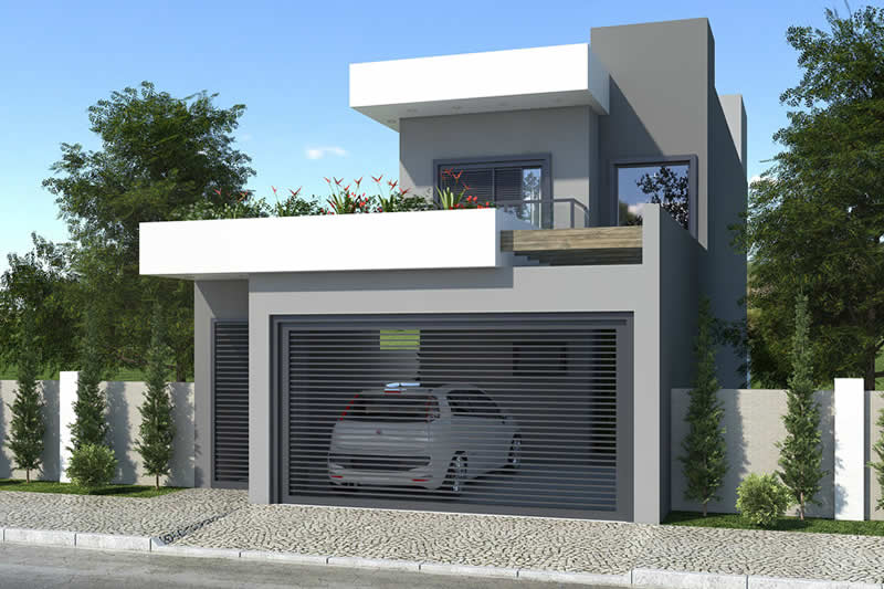 Floor plan for land of 7x20