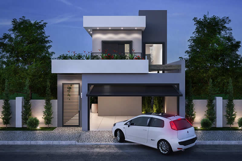Floor plan for land of 7x20