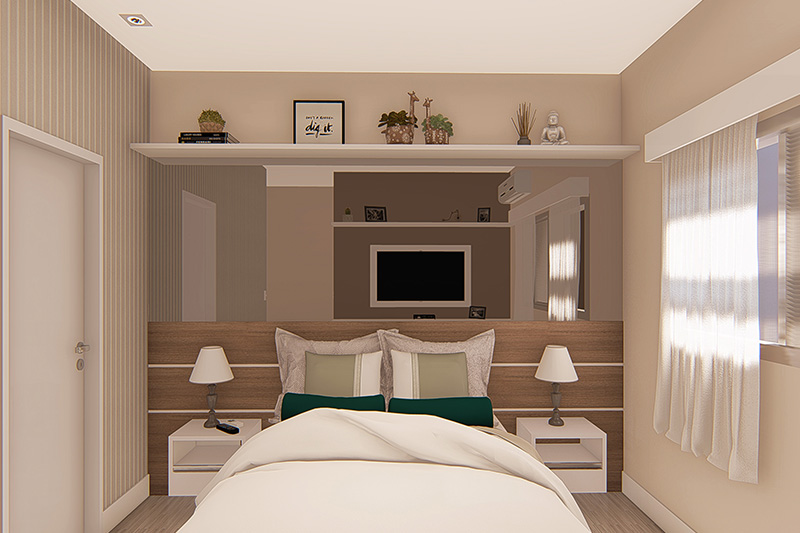 Floor plan with gourmet balcony