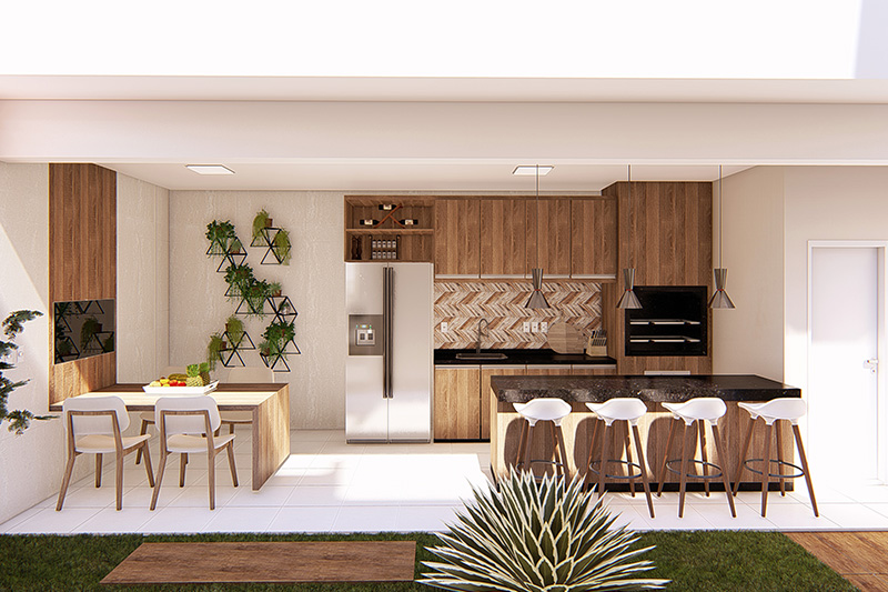 Floor plan with gourmet balcony