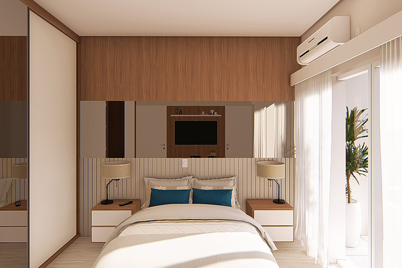 Floor plan with gourmet balcony