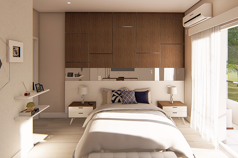 Floor plan with gourmet balcony