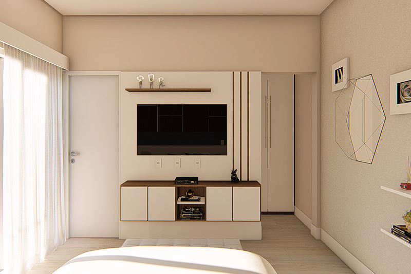 Floor plan with gourmet balcony