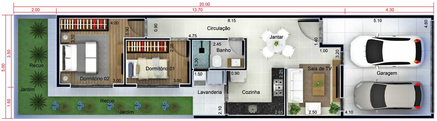 House plan to sell or rent5x20