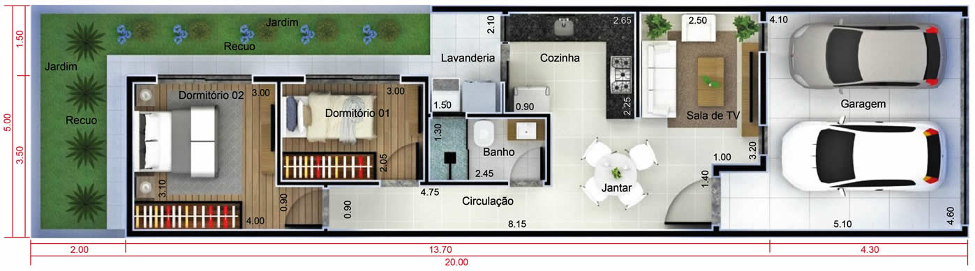 House plan to sell or rent5x20