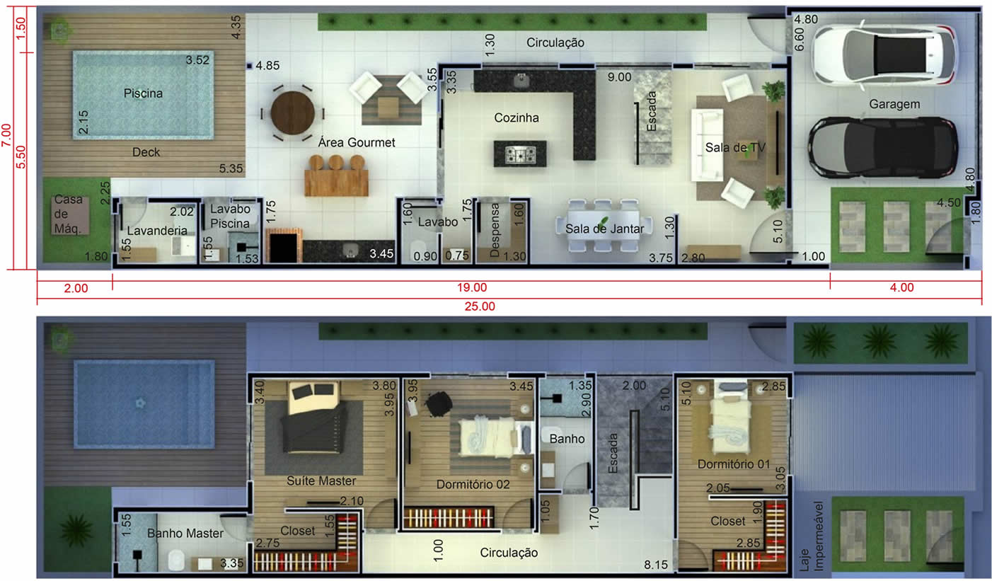 Floor plan with pantry7x25