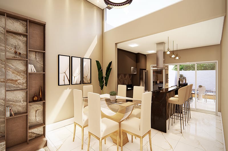 Ground floor house with 1 suite