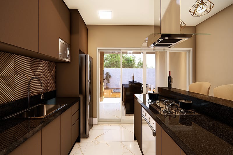 Ground floor house with 1 suite