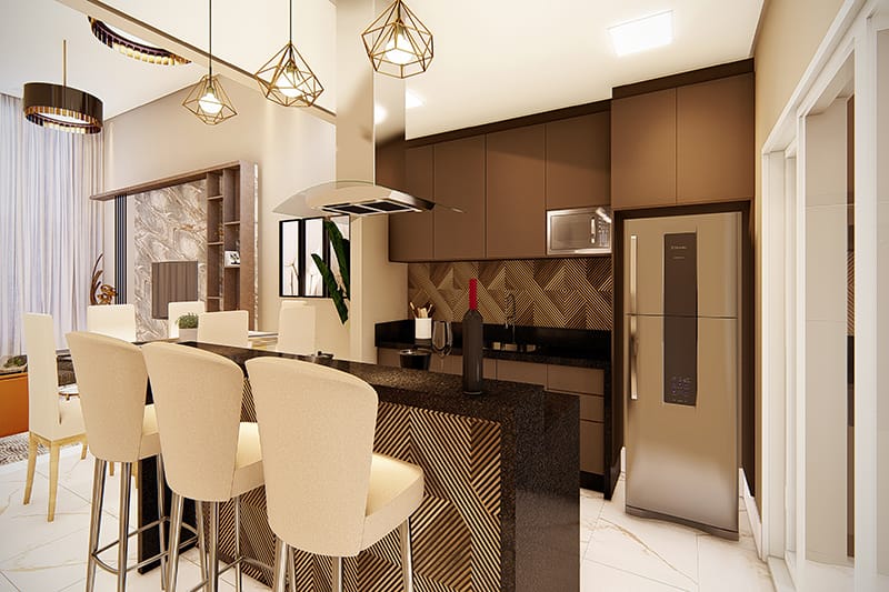Ground floor house with 1 suite
