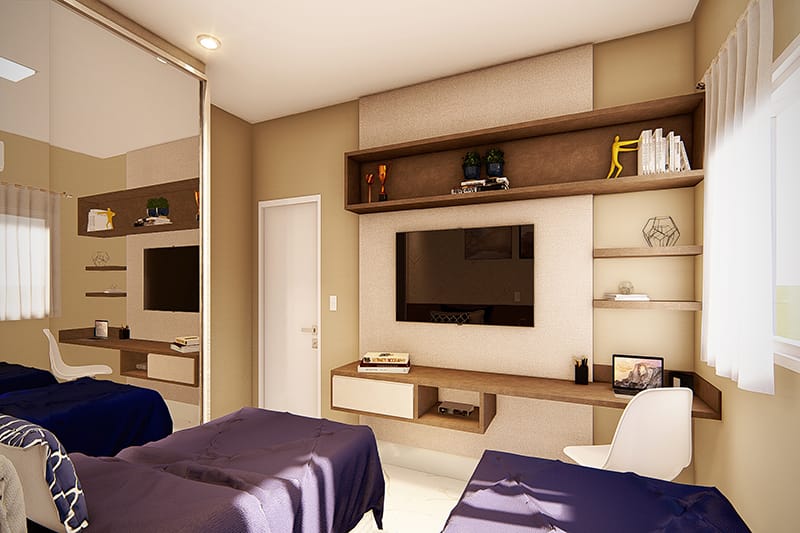 Ground floor house with 1 suite