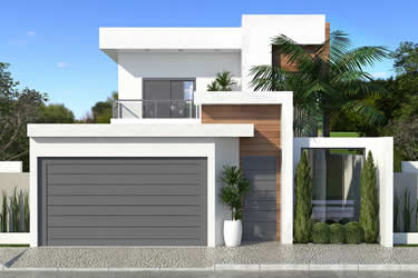 Floor plan with mezzanine in living room