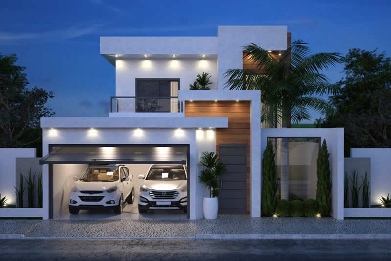 Floor plan with mezzanine in living room