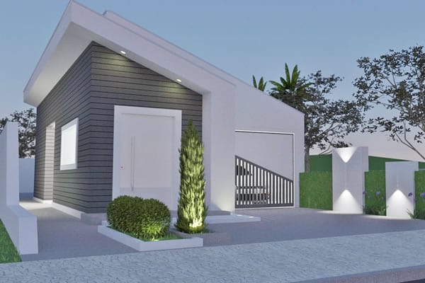 Ground floor house with 2 bedrooms