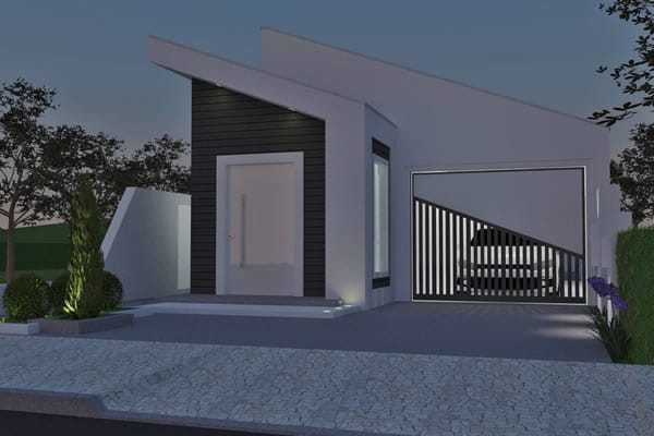 Ground floor house with 2 bedrooms