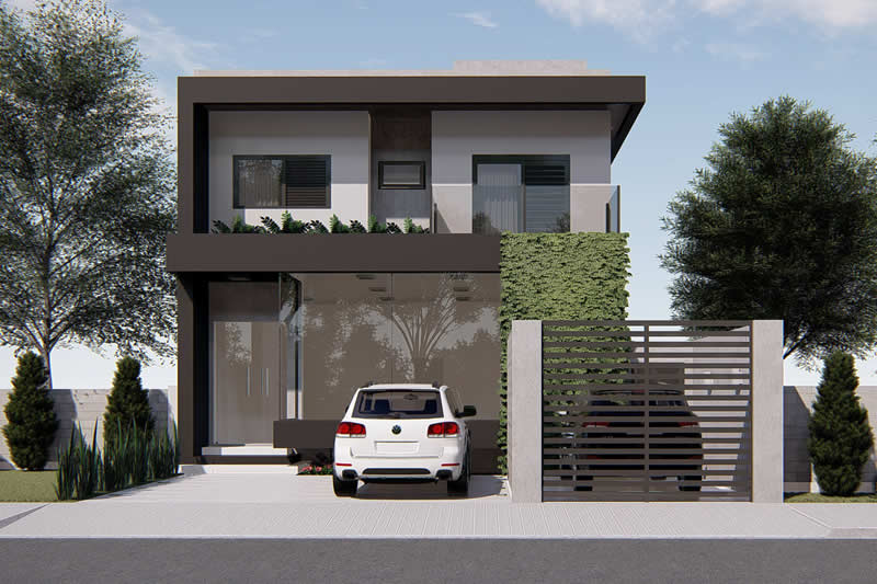 Trading plant with residence