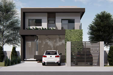 Trading plant with residence