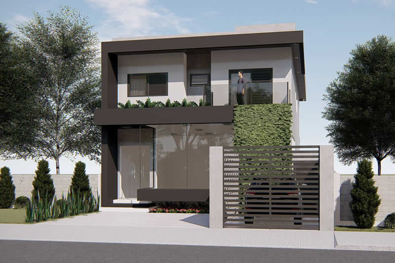 Trading plant with residence